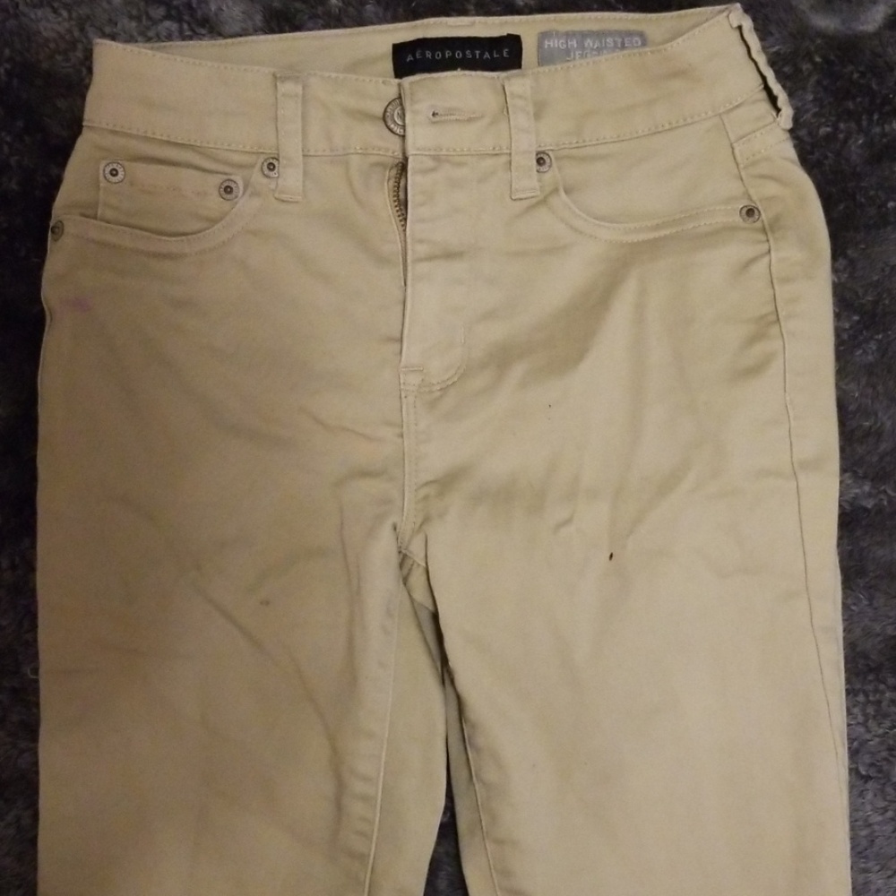 Tan aeropostale uniform pants
